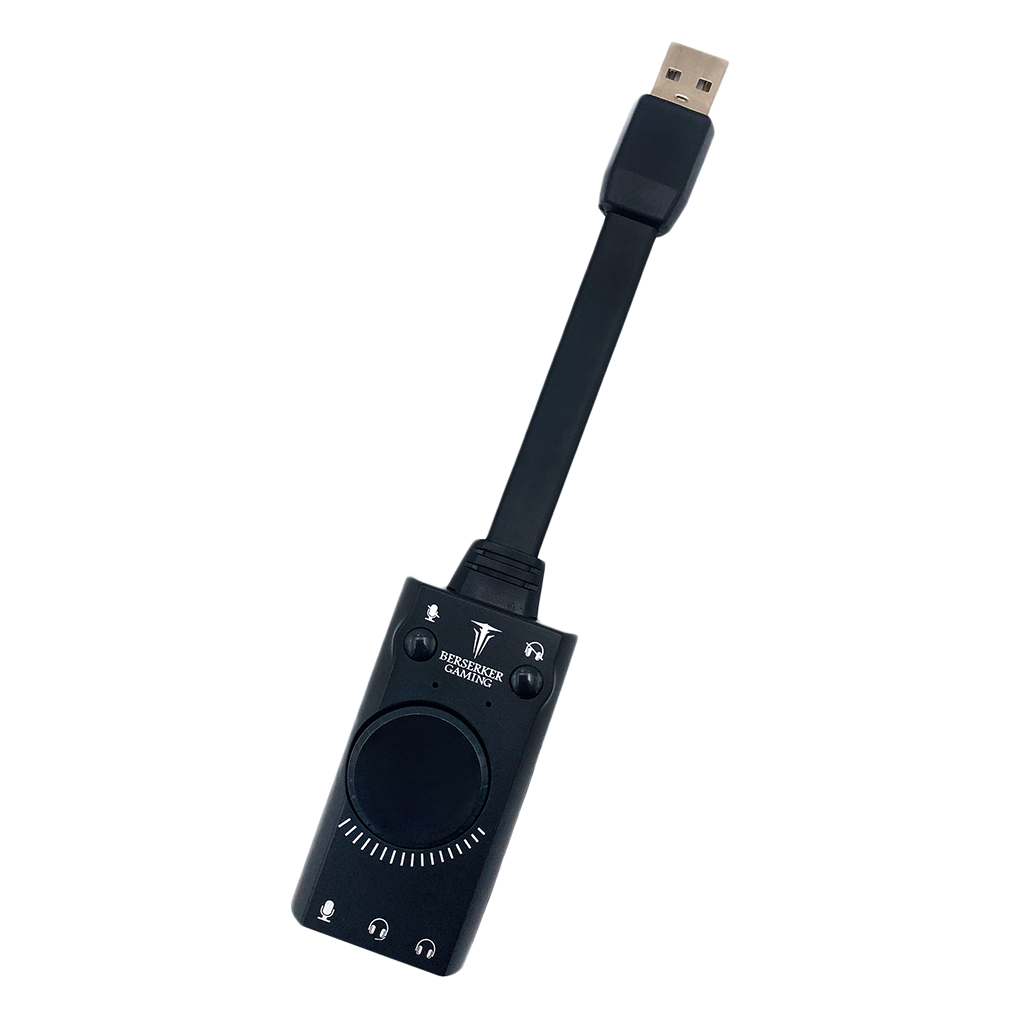 Carte son USB avec câble - Fonction microphone, haut-parleur et casque -  Orico