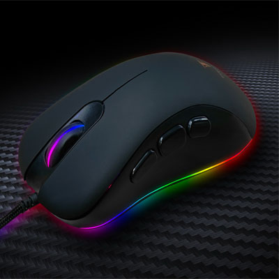 Souris filaire Leo prog RGB - BLK - Nova Gaming